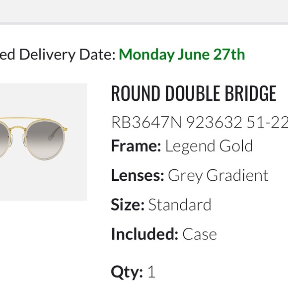 Ray-Ban Round Double Bridge Sunglasses - Picture 11 of 17